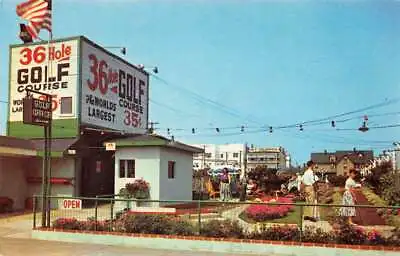 Asbury Park New Jersey 36 Hole Golf Course Mini Golf Vintage Postcard AA37475 • $12.75