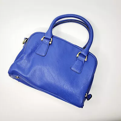 Merona Blue Faux Leather Purse Shoulder Bag • $10