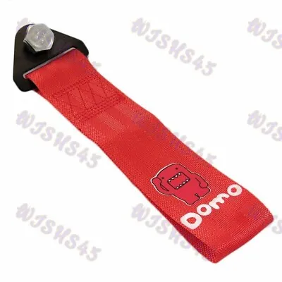 Universal Car Tow/Towing Strap Red DOMO KUN Racing Drift Rally Belt For JDM X1 2 • $27.90