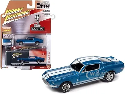 $12.99 • Buy 1968 Ford Mustang Shelby Blue & Tin 1/64 Car Johnny Lightning Jlct005-jlsp109 B