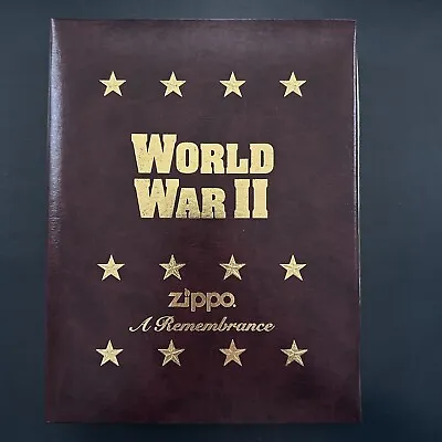 ZIPPO  LIGHTER WORLD WAR II Remembrance Vol 1 Military Set Of 4 New NUOVO • £290