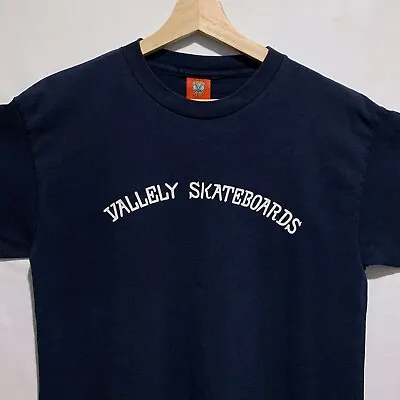 Vintage 90s Mike Vallely Skateboards Rare Skate T Shirt Size Medium Made In USA • $89.99