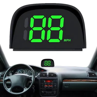 Car Head Up Display Hud Speedometer Digital Mileage HUD Miles MPH Plug And Play • $16.32