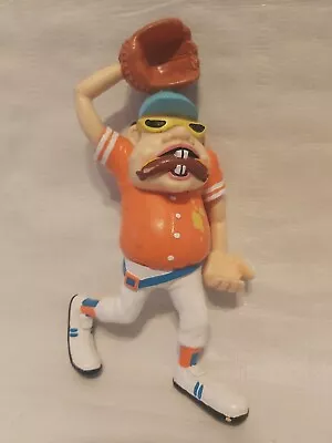 Baseball Player  8  Rubber Figurine  H G Toys 1986 . • $16.74