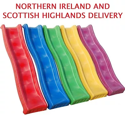 £115 • Buy Childrens Garden Plastic Heavy Duty Wavy Slide For Kids Climbing Frame Playhouse