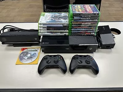 Microsoft Xbox One 500GB 1540 KINECT Controllers Games Bundle • $78