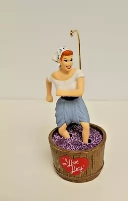 2003 Hallmark I Love Lucy Stomping Grapes Christmas Tree Wind Up Ornament 5x3x2  • $9.99