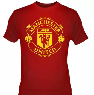 Manchester United Football T Shirt Red New • £10.99