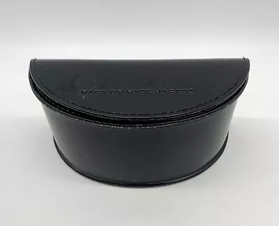 Marc By Marc Jacobs Sunglasses Case Only Black Patent Large Fold Semi Circle • $14.99