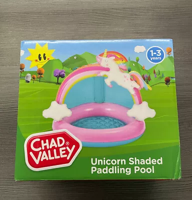  UNICORN Shaded BABY Paddling Pool Ball Pit Brand Chad Valley Years 1-3 NEW • £24.90