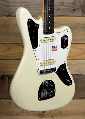Fender Johnny Marr Jaguar Electric Guitar Olympic White W/  Case • $2549.99