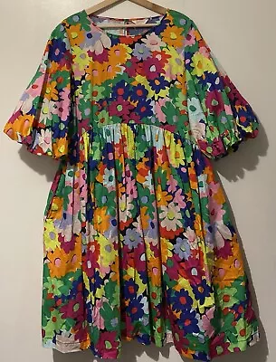 Beautiful GORMAN “Flowers Market  Cotton Dress Size 12 • $155
