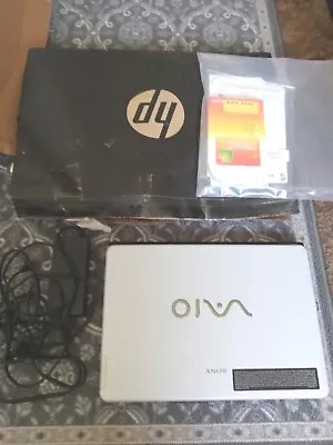 Sony Vaio PCG-7A2L Laptop Tested Works With Charger Box And Receipt • $25