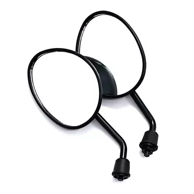 Retro Motorcycle Mirror 10mm Universal Rearview Side Mirrors Cafe Racer Cruiser • $14.39