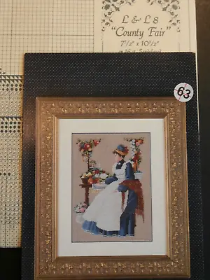 Lavender And Lace Cross Stitch Chart County Fair L&L8 • £4.99