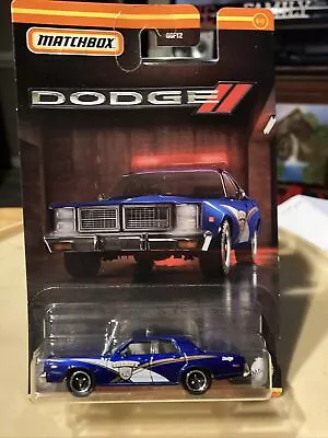 Matchbox 1/64 Diecast Dodge Series Blue 1978 Dodge Monaco Police • $2.99