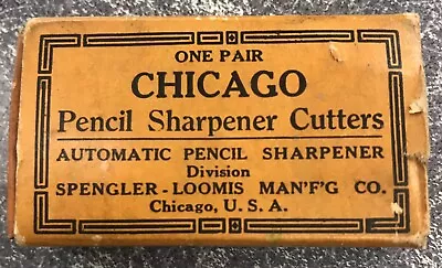 $15 • Buy Chicago Pencil Sharpener Cutters Automatic One Pair Good Condition