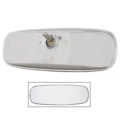 64 65 66 Ford Mustang Inside Chrome Glass Standard Rear View Mirror  • $28.39