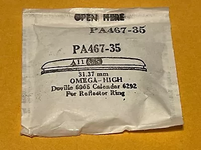 Vintage NOS OMEGA Deville 6065 Calendar 2692 High Crystal 31.37mm Acrylic G&S • $20.51