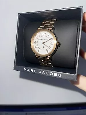 Marc Jacobs Women's Riley MJ3471 Rose-Gold Stainless-Steel Japanese Quartz Watch • $50