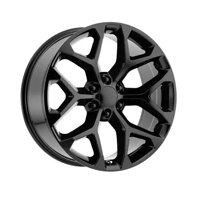 1 X OE Performance 176 26X10 6X5.50 78.1 Hub +24 Offset Black Wheel Rim • $359.06