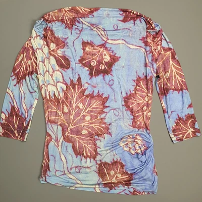 £60 • Buy VIVIENNE WESTWOOD Anglomania Ladies Medium Floral Leaf Print Top