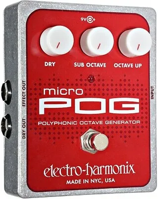 Electro Harmonix Micro Pog Guitar Guitar Pedals Guitar Effects • $244.90