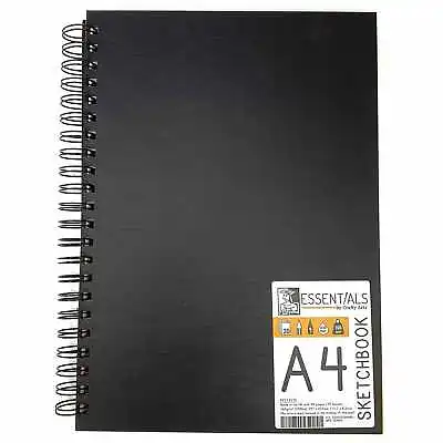 £9.34 • Buy Crafty Arts Essential Hardback Spiral 60 Page Sketch Book - A3 Or A4 Paper Size