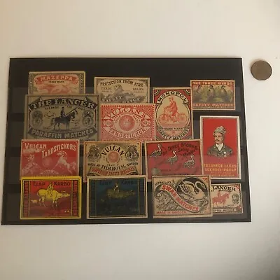 Lot Of Old Antique Matchbox Labels From Sweden • $4.99
