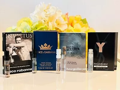 4 Pcs Men's Cologne Fragrance Sampler Gift Set Vials Deluxe Sampler Vials NEW • $15.99
