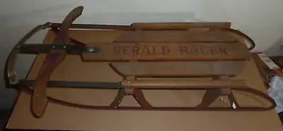 Vintage Herald Racer Snow Sled 1950's/ 1960's All Original RARE! • $69.99