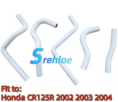 For Honda 2002 2003 2004 CR125R CR125R CR125R White Silicone Radiator Hose • $25.99