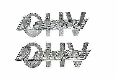 $36.18 • Buy V-Twin Fender Emblem Set  Deluxe Overhead Valve  38-6675