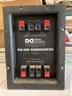 $65 • Buy Design Acoustics Subwoofer Speaker Electricity Transfer Input Output Board