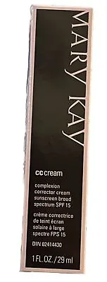 Mary Kay CC Cream Sunscreen Broad Spectrum SPF 15 - Lt To Med- 1 Fl Oz New • $22
