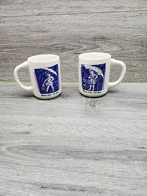 2 Morton Salt 1914 Logo Girl When It Rains It Pours 150 Years Coffee Cups Mugs • $17.99