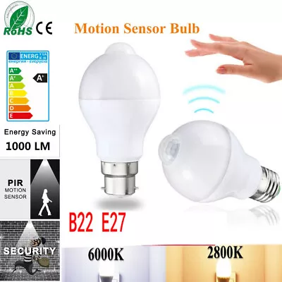 LED Sensor Bulb E27 10W 220V 110V Dusk To Dawn Light Sensor Lamp Indoor Outdoor • $10.99