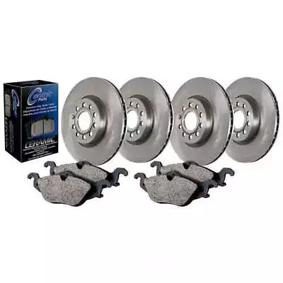 Disc Brake Upgrade Kit-Select Pack Front Rear Centric Fits 04-09 Kia Spectra • $165.89