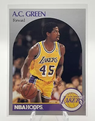 1990-91 NBA Hoops A.C. Green Basketball Card #156 Los Angeles Lakers • $0.99