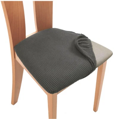 $39.95 • Buy 2-8PCS Dining Chair Covers Kitchen Home Seat Cover Stretch Removable Slipcover
