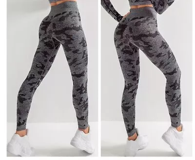 Women Activewear Leggings High Waist Gym Leggings Fitness Sports Anti-Cellulite • £15.99