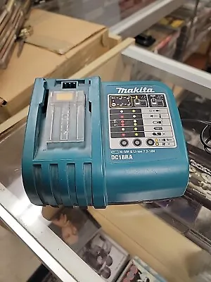 Makita DC18RA Ni-MH & Li-ion 7.2-18V Battery Charger Works Great • $13.99