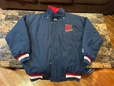 Minnesota Twins Vintage Starter Brand Coat/Jacket Size Medium Used • $99.99