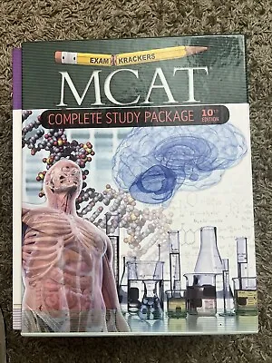 $30 • Buy MCAT Complete 10th Edition Study Package Exam Crackers 6 Books Set EUC