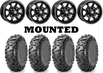 Kit 4 Maxxis Bighorn Radial Tires 25x8-12/25x10-12 On Moose 415X Matte Black CAN • $1332.20
