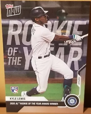 2020 Topps Now Kyle Lewis Rc #os-28 A.l. Rookie Of The Year!!! • $4.29