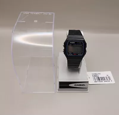 Casio F91W Blue Trim Digital Watch F-91W-1DG With Case • $45