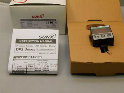 $49.99 • Buy Panasonic Sunx DP2-20 Digital Vacuum Sensor 0-15psi 12-24VDC Rc (PT) 1/8 