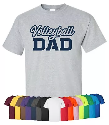 Personalized  Volleyball Dad  T-Shirt Sz S-4XL Sports Team Father Custom Parents • $18