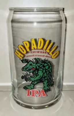 KARBACH Hopadillo IPA Beer Can Shaped 16 Oz. Pint Glass Houston Texas Brewery • $17.05